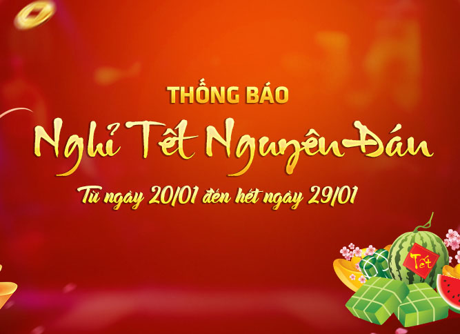 Thông báo nghỉ tết nguyên đán 2020